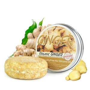 GINGER Vegan Organic Shampoo Bar Natural Dry Thin, Fine Hair - Picture 1 of 4