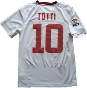 MAGLIA ROMA TOTTI calcio shirt 2014 2015 JERSEY NIKE stadium Version NO THAI - Foto 1 di 12