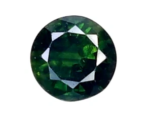 Piedras preciosas sueltas corte redondo zafiro natural verde 1,10 quilates "ver video" - Imagen 1 de 3