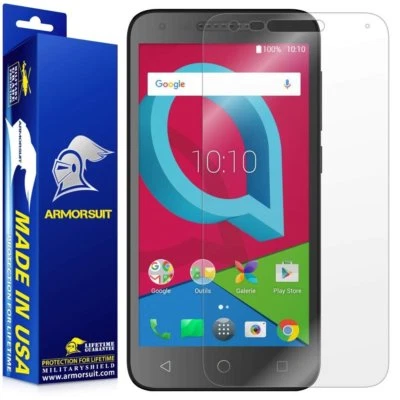 [2-Pack] ArmorSuit MilitaryShield Alcatel U50 Anti-Bubble Screen Protector - Image 1 of 4