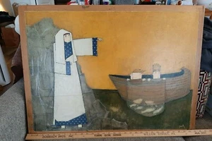 Christian art CALLING OF PETER & ANDREW signed Original artwork of Fred Roger- - Picture 1 of 4