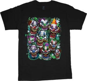Big and Tall T-shirt Mens Horror Movie Clowns King Size Mens Graphic Tees - Picture 1 of 1