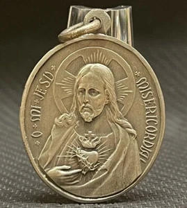 ITALIEN 1940 ́ ALTE JUNGFRAU MARIA & BABY JESUS & HERZ JESU CHRISTI ZART - Bild 1 von 8