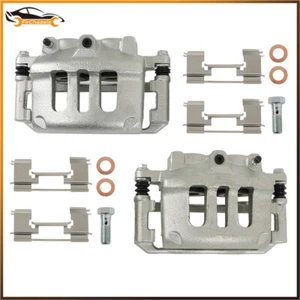 For 03-11 Mercury Marauder Lincoln Ford Front LH & RH Brake Calipers w/ Bracket - Picture 1 of 13