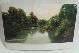 Scena sulla Pequa Gordonville & Paradise Pennsylvania antica cartolina mai usata. - Foto 1 di 2