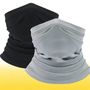 Maschera viso estiva protezione UV copertura viso collo ghetta sciarpa protezione solare bandana US - Foto 1 di 25