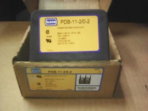 ILSCO PDB-11-2/0-2 POWER DISTRIBUTION BLOCK 175AMPS 2POLE 600V NEW QUANTITY!! - Picture 1 of 3