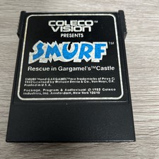 ColecoVision Smurf Rescue In Gargamel's Castle Vintage game cart only coleco