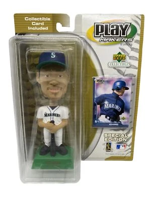 Ichiro Suzuki 2001 UD Play Makers Seattle Mariners Bobblehead Figure MLB NIB - Image 1 of 4