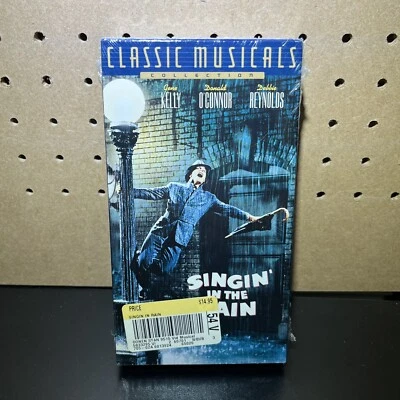 SINGIN' IN THE RAIN GENE KELLY DONALD O'CONNOR DEBBIE REYNOLDS VHS NEW/SEALED - Image 1 of 4