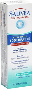 Gentle Toothpaste for Dry Mouth Care, 4.3 Oz Tube, Anticavity with Fluoride, Nat - Picture 1 of 11
