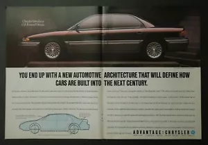 1993 CHRYSLER CONCORDE With Cab Forward Design 2 Page Magazine Ad - Picture 1 of 1