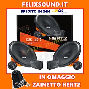 Hertz DSK165.3 Kit Casse Altoparlanti Auto 2 Vie 165mm Set Woofer 16,5 + Tweeter - Foto 1 di 1