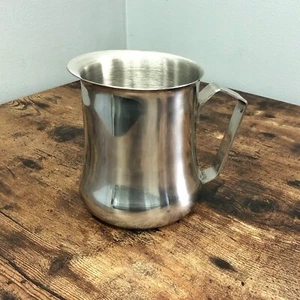 32oz Stainless Steel Pouring Jug For Frothing Milk For Cappuccino, Latte etc - Picture 1 of 2