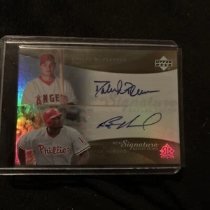 2005 Upper Deck Reflections Dual Signature Dallas McPherson Ryan Howard Auto - Picture 1 of 12