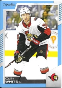 20-21 2020-21 OPC Colin White BLUE BORDER INSERT #336-Senators - Picture 1 of 1
