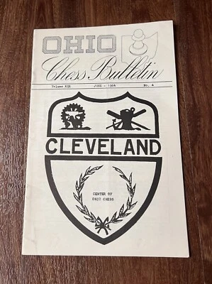 Vintage Ohio Chess Bulletin 1964 Ohio Chess Association News Cleveland Magazine - Image 1 of 4