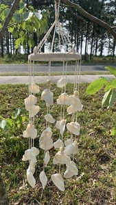Seashell Bell Chime Handmade Beach Decor Home Decorations Garden Piece - Picture 1 of 1