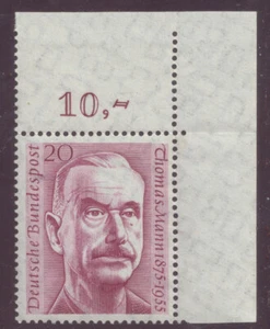 !!! BRD 1956 THOMAS MANN MiNr 237 OBERRAND ECKE 2 postfrisch !!! - Bild 1 von 1