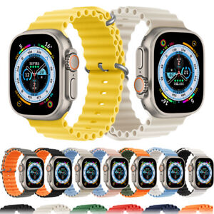 Para Apple Watch Series 8 7 6 5 4 SE Ultra Correa Ocean Deportiva 44/41/45/49mm