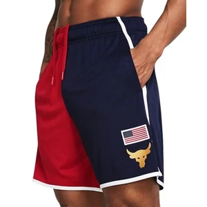 Under Armour Project Rock Training RWB Mesh Shorts Herren Größe Large 1383311-600 - Bild 1 von 6