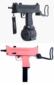 NEW! BF (Beng Feng) MAC-10 GEL BLASTER - NOW W/STICK & DRUM MAG! PINK or BLACK