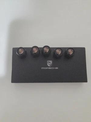 Universal Fits Porsche Tire Air Valve Stem Caps for Cars, SUV 5 Count W/box - Image 1 of 4