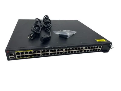 Brocade ICX7450-48P Switch with Dual ICX7400 1x40GQ and Dual AC - Image 1 of 4