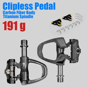 KORE Carbon Fiber Clipless Pedals Titanium Spindle 9/16″ MTB/Road eBike 161g - Picture 1 of 12