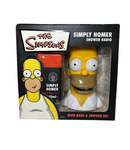 The Simpsons Simply Homer FM Shower Radio & Bath Gel Boxed Never Used 2004 - Picture 1 of 17