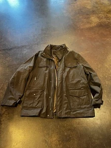 Moorer Brown Cotten Blend Hooded Jacket XXL - Picture 1 of 10