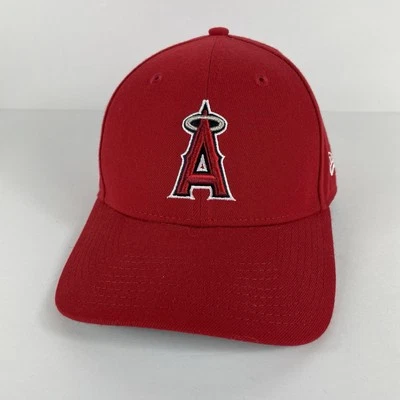 California Angels New Era Baseball Cap Hat, 9Forty Strap Back - RED - Adjustable - Image 1 of 4