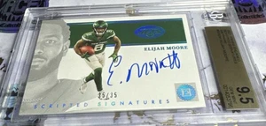 Elijah Moore 2021 Encased RC Sapphire Scripted Signatures BGS 9.5 10 Auto 35/35 - Picture 1 of 3