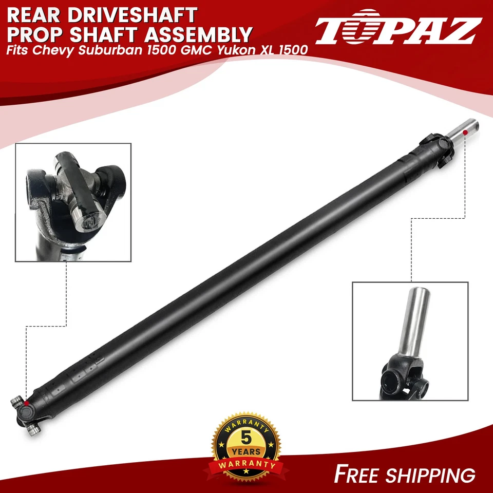 Rear Driveshaft Prop Shaft Assembly Fits Chevy Suburban 1500 GMC Yukon XL 1500 - Image 1 of 4