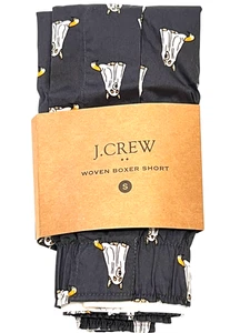 NUEVO CON ETIQUETAS J CREW Ropa Interior Boxer Talla S-M-L-XL Gris Blanco Perros Fantasma Halloween #J3 - Imagen 1 de 13