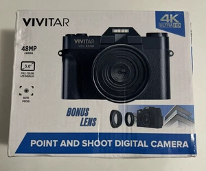 Vivitar VECXX101 4K fotocamera digitale punta e scatta - 48 MP, zoom 8x, schermo LCD da 3" - Foto 1 di 5