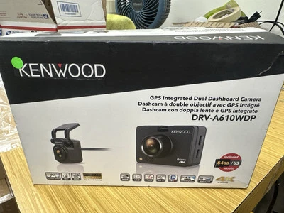 Kenwood DRV-A610WDP GPS Integrated Front and Rear Camera With 64GB MEM CARD - - Image 1 of 2