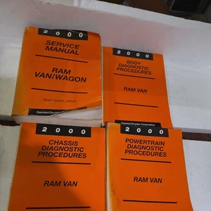Dodge Ram Van Wagon 2000 juego manual de reparación de servicio + diagnósticos - Imagen 1 de 6