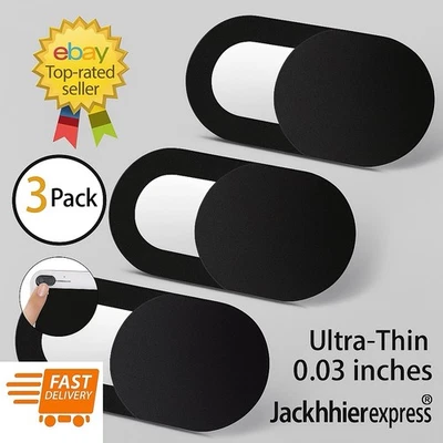 3x Capa de Webcam Slider Laptop Tablet Macbook Câmera de Segurança de Privacidade Ultra Fina - Imagem 1 de 4