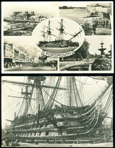 2 POSTCARDS - PORTSMOUTH, U.K. - Picture 1 of 1