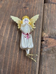 Christopher Radko Wings And A Prayer Angel Ornament Clip On - Picture 1 of 4