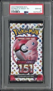 Pokemon 151 Authentic Sealed Booster Pack English PSA 10 Gem Mint - Picture 1 of 2