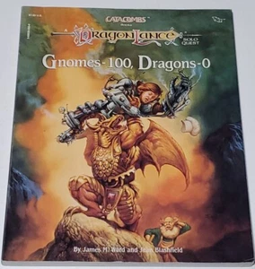 Gnomes•100, Dragons•0; Dragonlance TSR 8421 Complete w/ Character Cards Attached - Picture 1 of 24