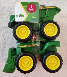 Dump Truck Toy and Tractor Toy with Loader - Kids Outdoor Toys - 2 Count NEW - Picture 1 of 14