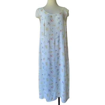 Vestido largo para mujer Sheri Martin talla 16 Plus sin mangas cintura alta floral amarillo Foto 1 de 4