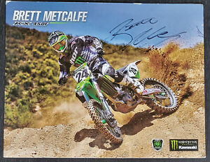  Brett Metcalfe | 2014 Monster Energy Kawasaki Motocross | Signed Poster