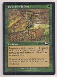 MTG Magic PLS - Gaea's Might/Puissance de Gaia, French/VF - Picture 1 of 1