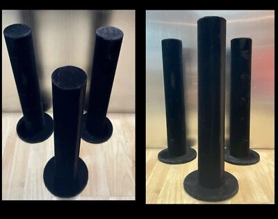 Docena de soportes de exhibición de pulsera negros. Dos piezas. Tela de terciopelo. Joyería al por mayor Foto 1 de 4