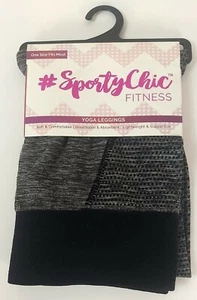 Sporty Chic Fitness Yoga Leggings - One Size Fits Most Ankle Length Supportive - Picture 1 of 3