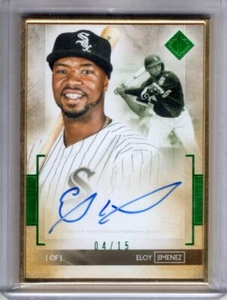 2020 Transcendent Collection Auto ELOY JIMENEZ Gold Framed AUTOGRAPH 04/15 Topps - Picture 1 of 1